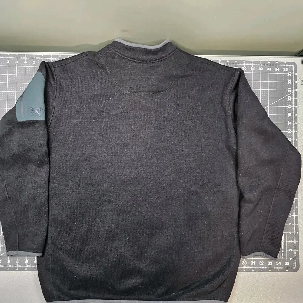 Arc'teryx Covert 1/2 Zip Pullover XL Polartec Fleece Jacket Black Tactical Work - Picture 6 of 9
